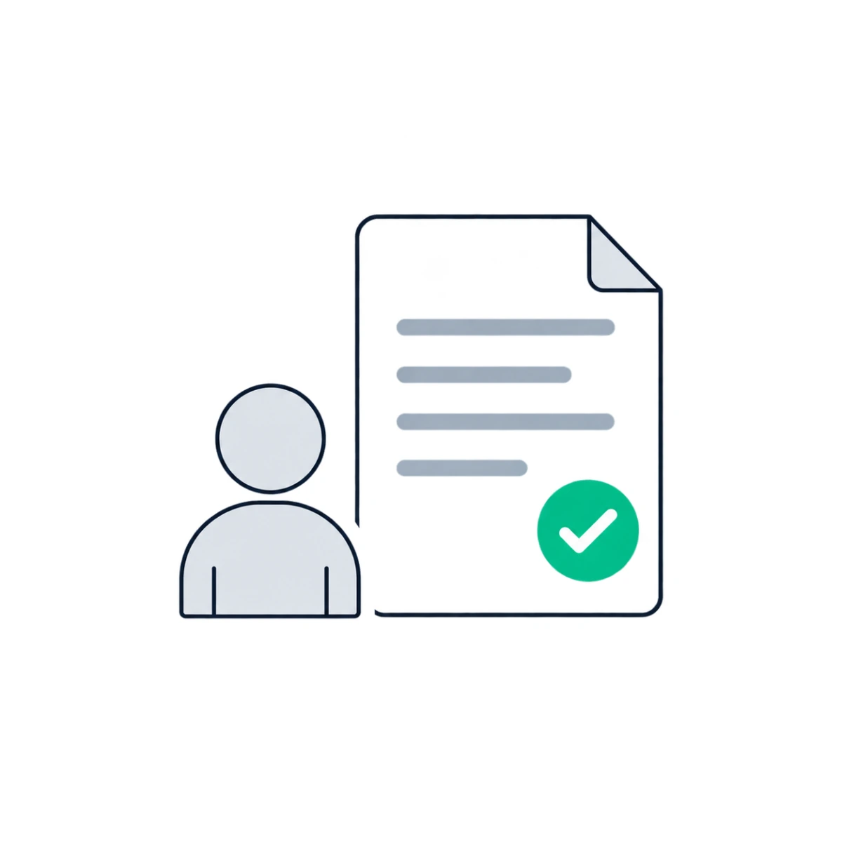 Document approved by a person