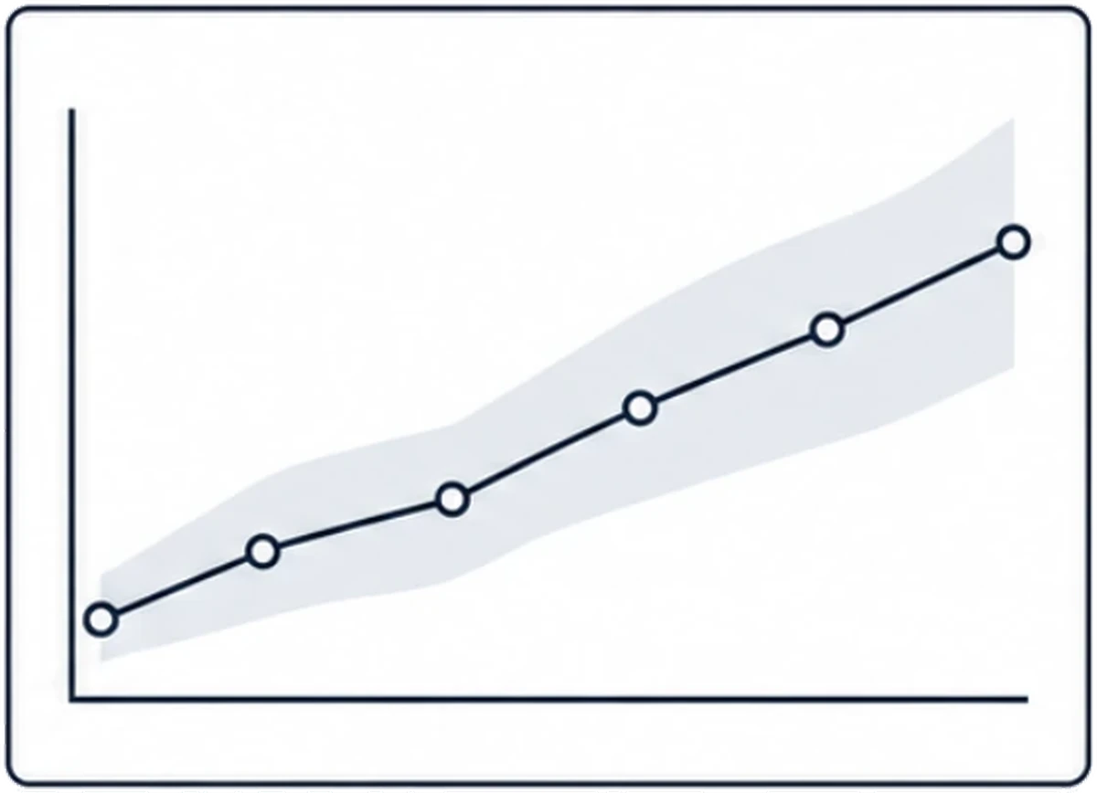 Projection line within a range